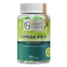 Nature's Supreme Omega 3 - 6 - 9 60 Çiğnenebilir Form