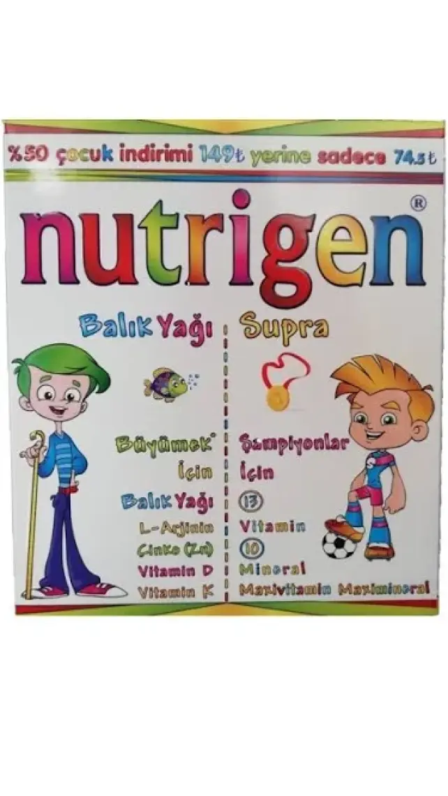 Nutrigen Balık Yağı Supra 2'li Kofre