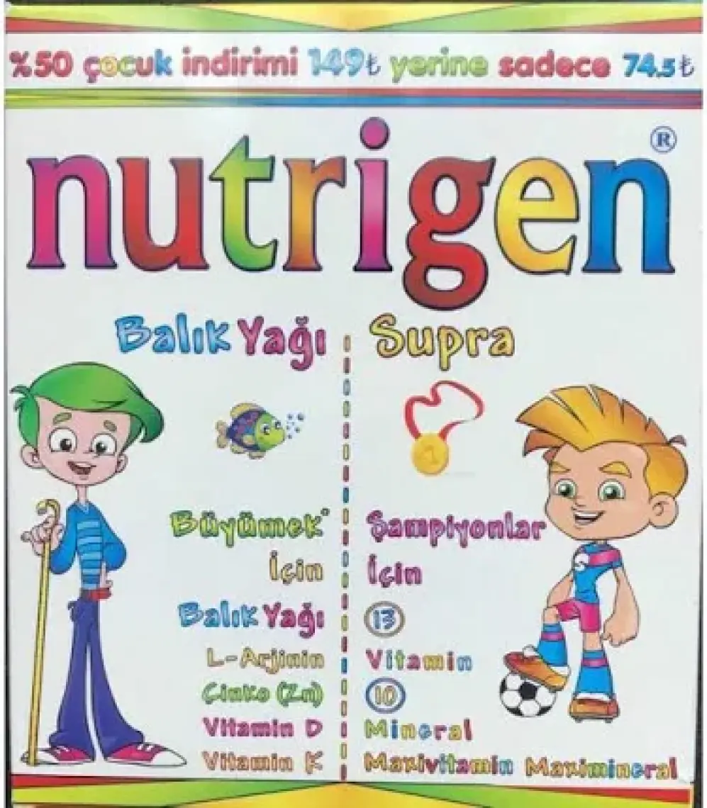 Nutrigen Balık Yağı Supra 2'li Kofre