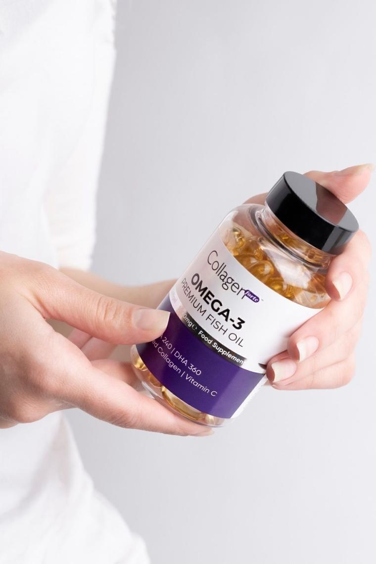 Collagen Forte Platinum Omega 3 Premium Fish Oil Balık Yağı 1000MG 90 Kapsül