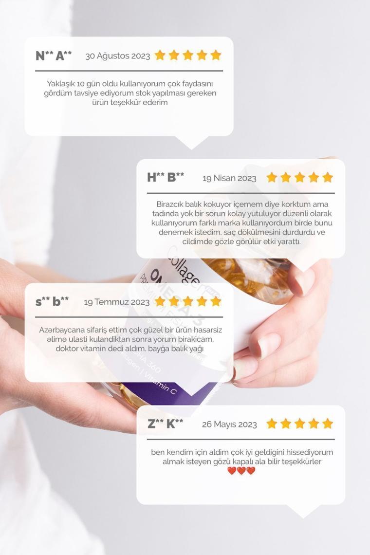 Collagen Forte Platinum Omega 3 Premium Fish Oil Balık Yağı 1000MG 90 Kapsül