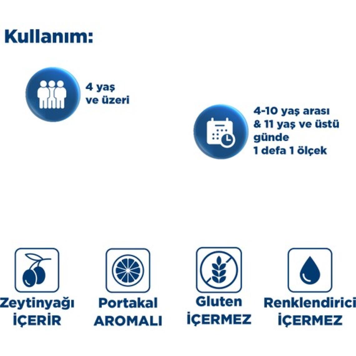 Dynavıt Portakal Aromalı Balık Yağı 150 mL - Omega-3, EPA, DHA
