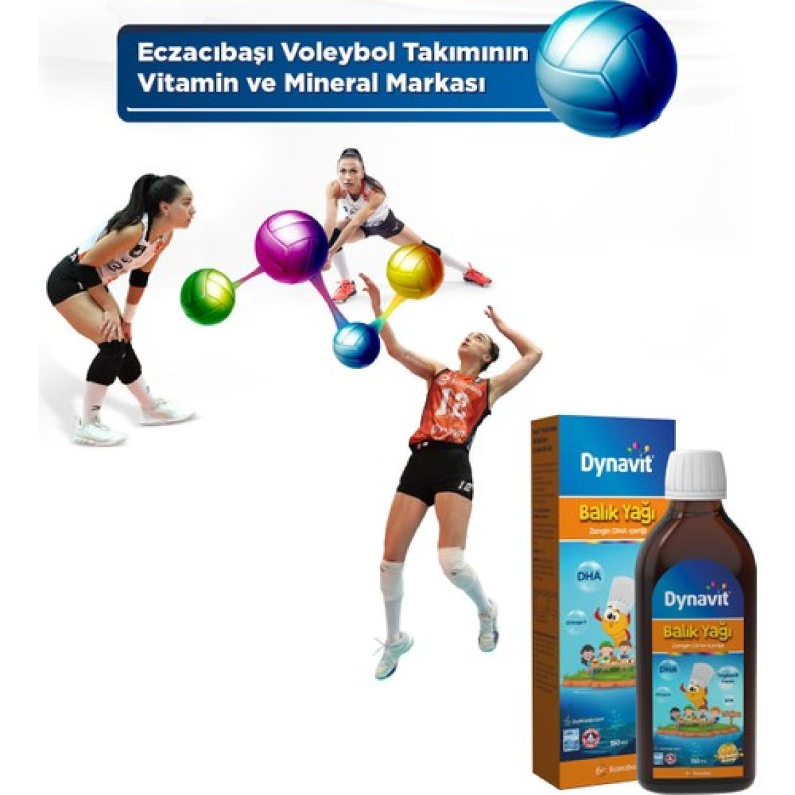 Dynavıt Portakal Aromalı Balık Yağı 150 mL - Omega-3, EPA, DHA