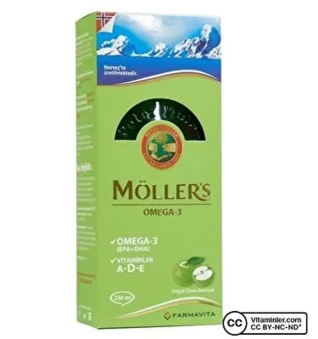 Möller's Limon Aromalı Omega-3 Balık Yağı 250 ml