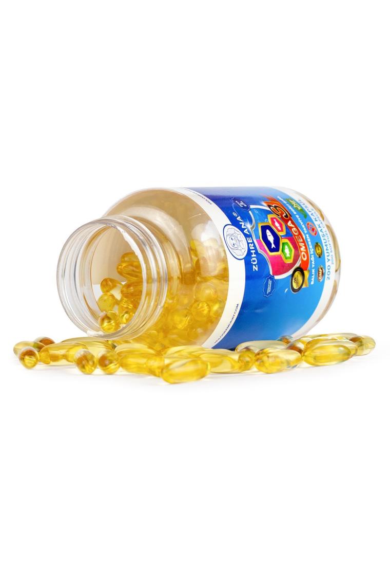 Zühre Ana Omega 3 Balık Yağı - 200 Kapsül (1300 Mg)