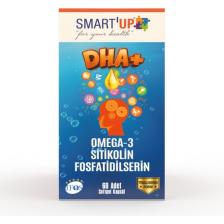 Smart'Up Sitikolin Dha Omega 3 ve Fosfatidilserin iceren Balık Yağı B12 ( 60 SoftJel )