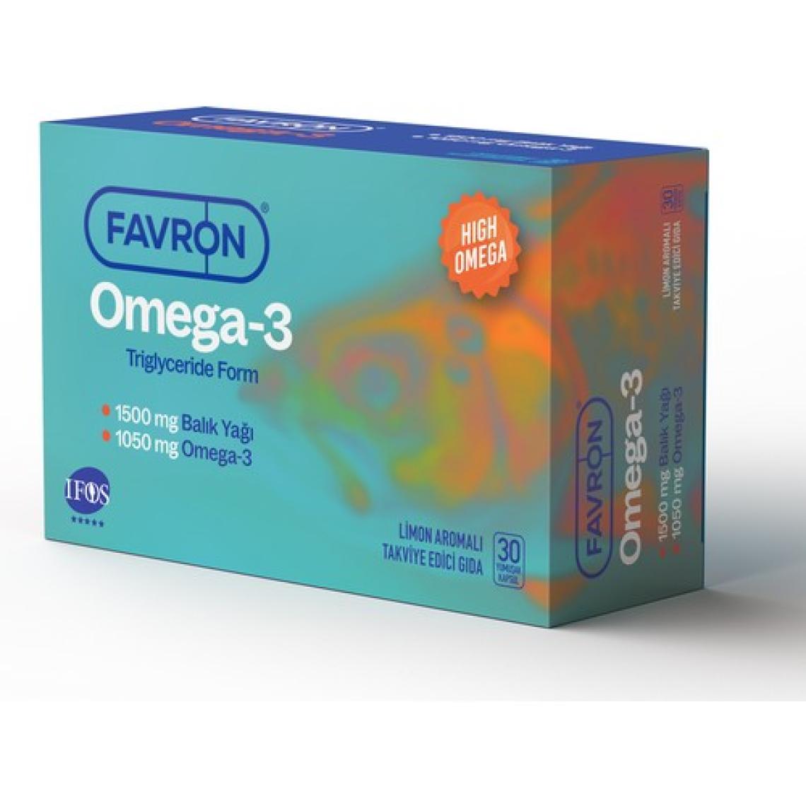 Favron Omega 3 Içeren Takviye Edici Gıda 30 Kapsül