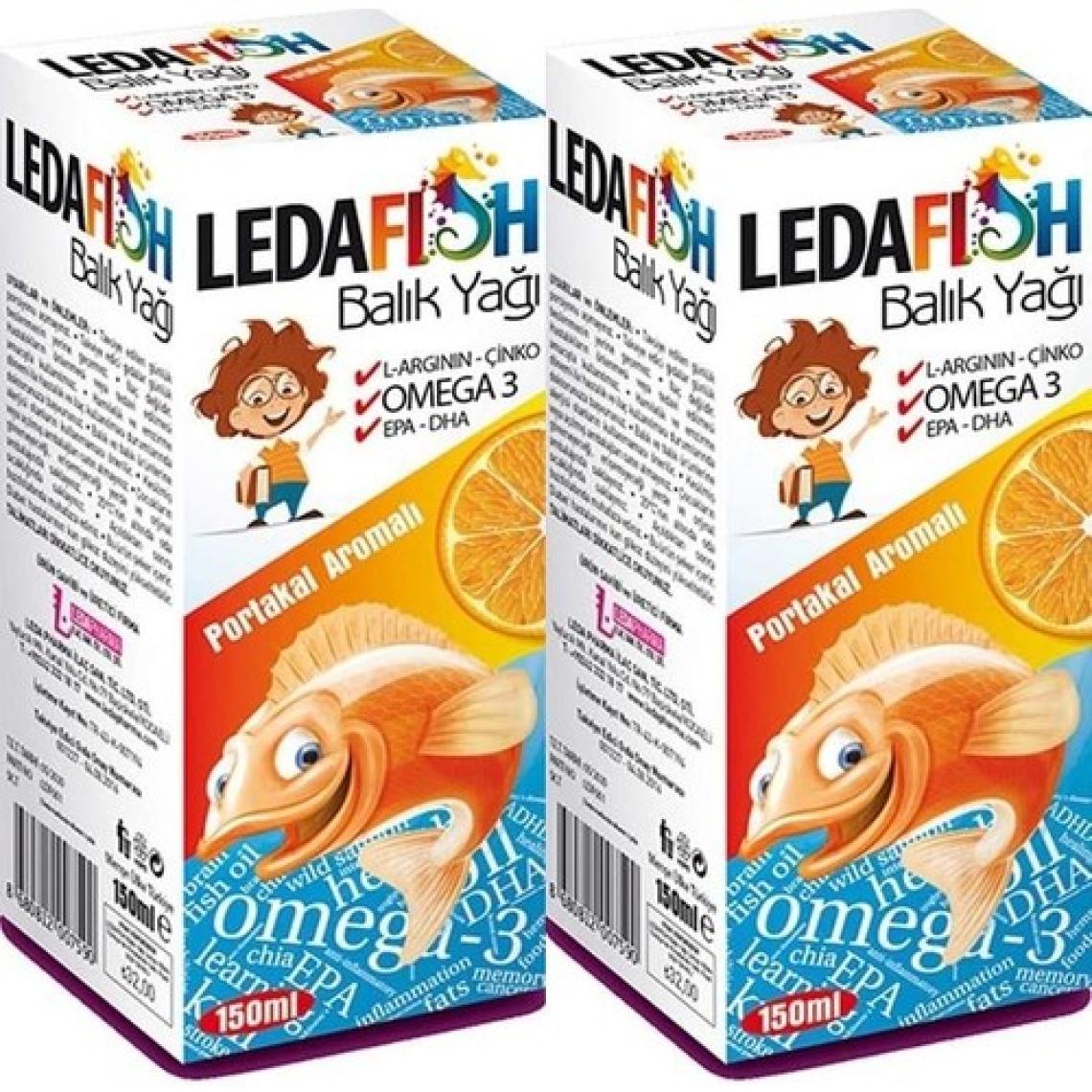 Ledapharma Ledafish Balık Yağı 150 Ml Portakal Aromalı- 2 Adet