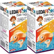 Ledapharma Ledafish Balık Yağı 150 Ml Portakal Aromalı- 2 Adet