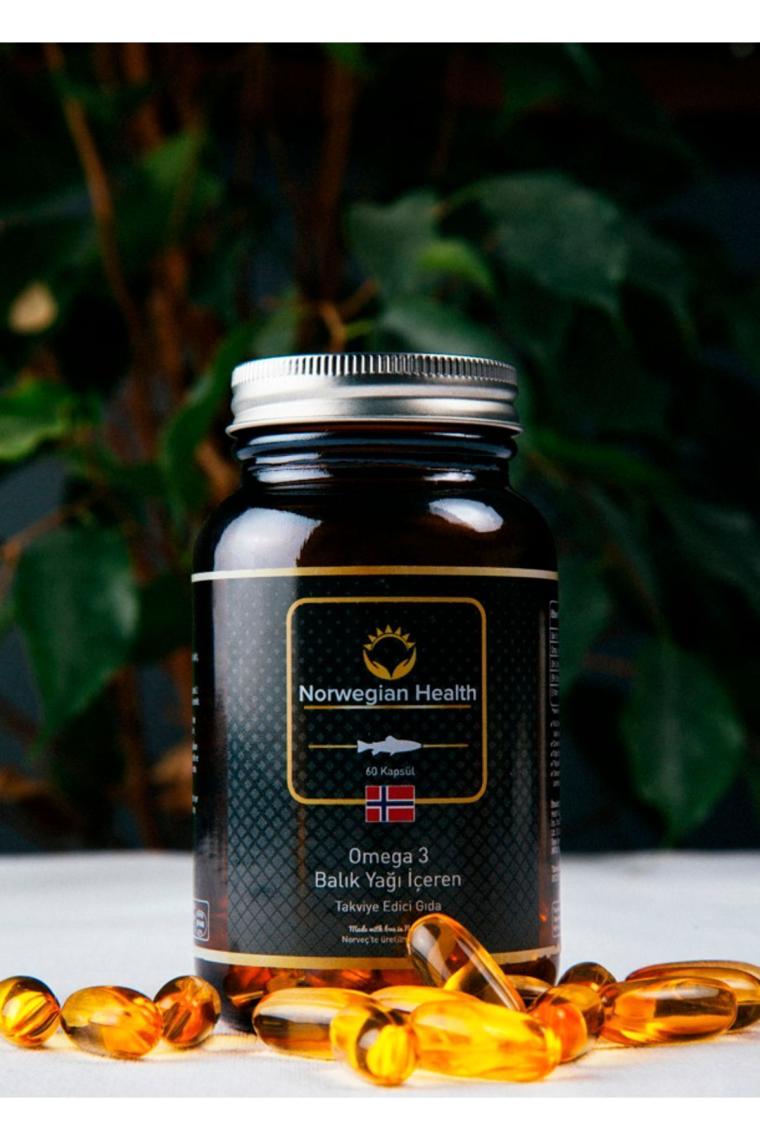Norwegian Health Omega-3 60 Kapsül 1000 mg