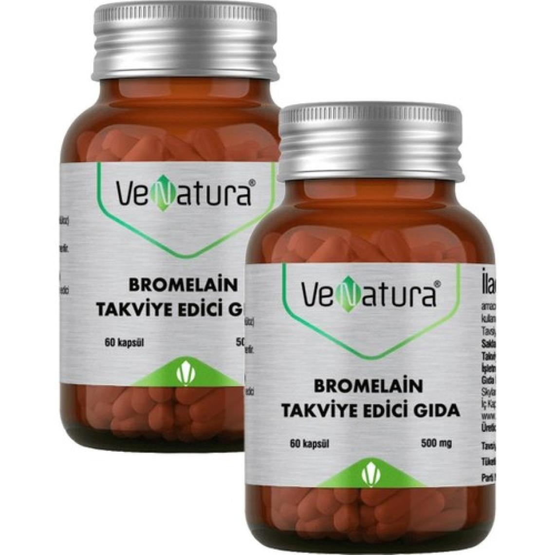 Venatura Bromelain 60 Kapsül 2 Adet