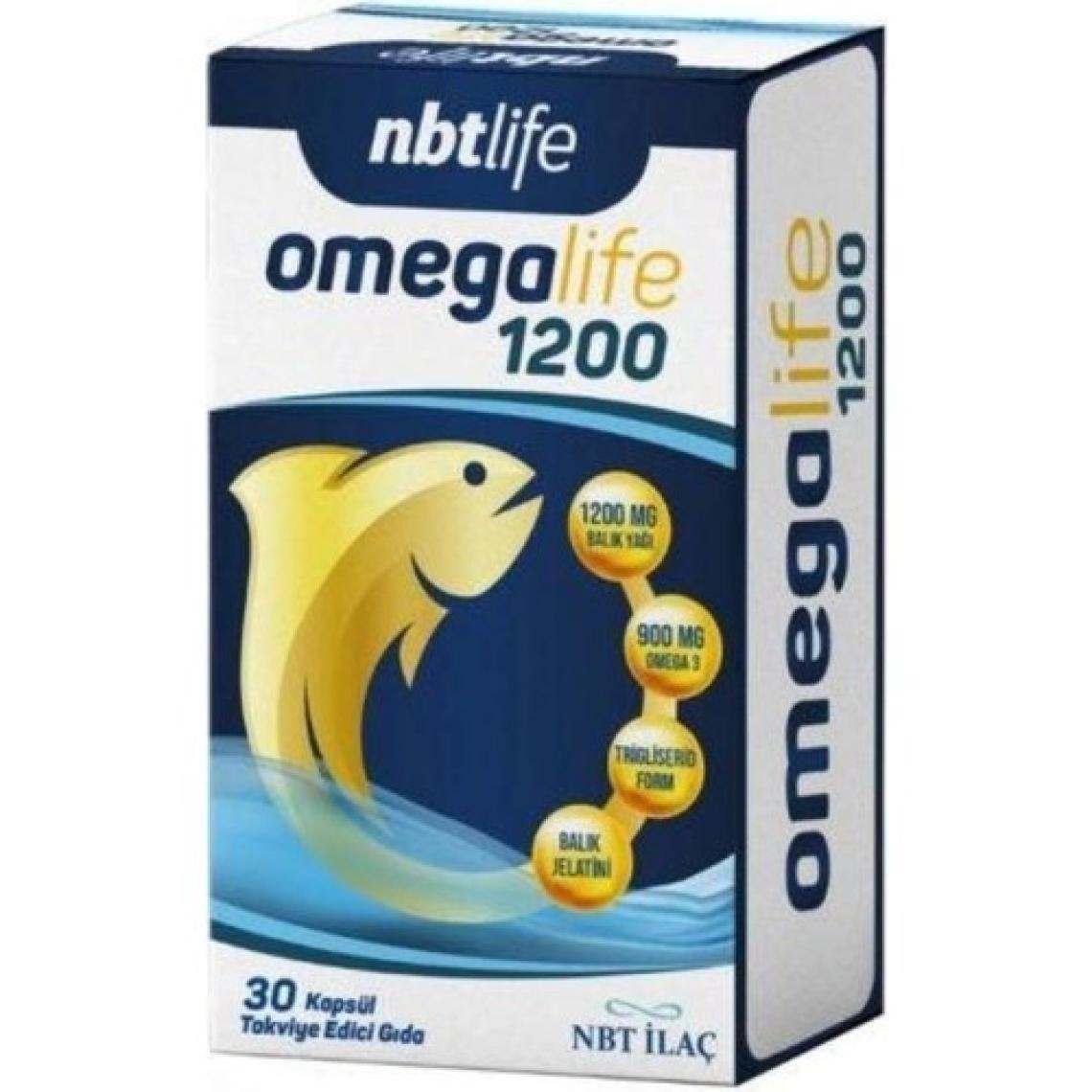 Nbt Life Omegalife 1200MG 30 Kapsül