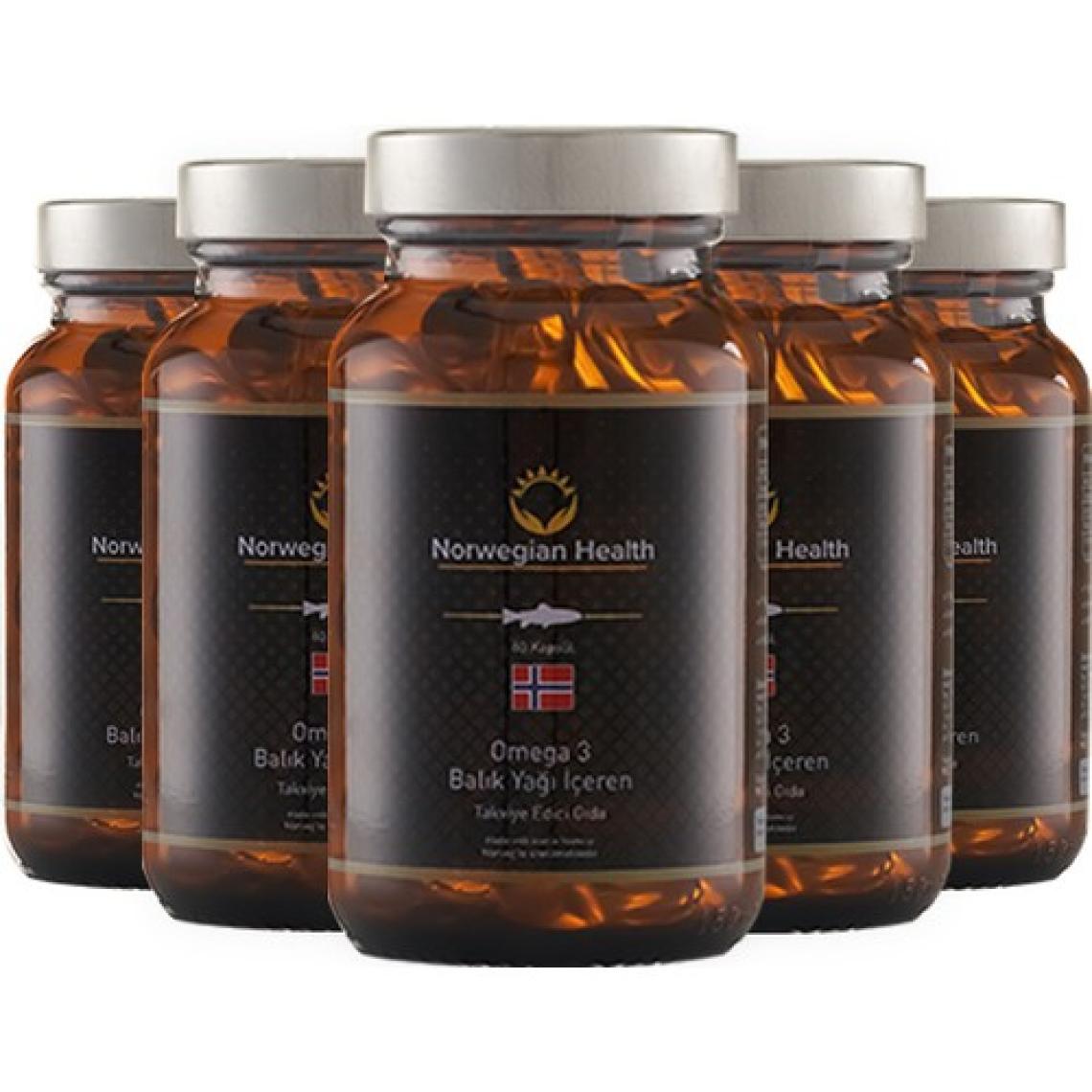 Norwegian Health Omega-3 60 Kapsül 1000 mg x 5 Adet