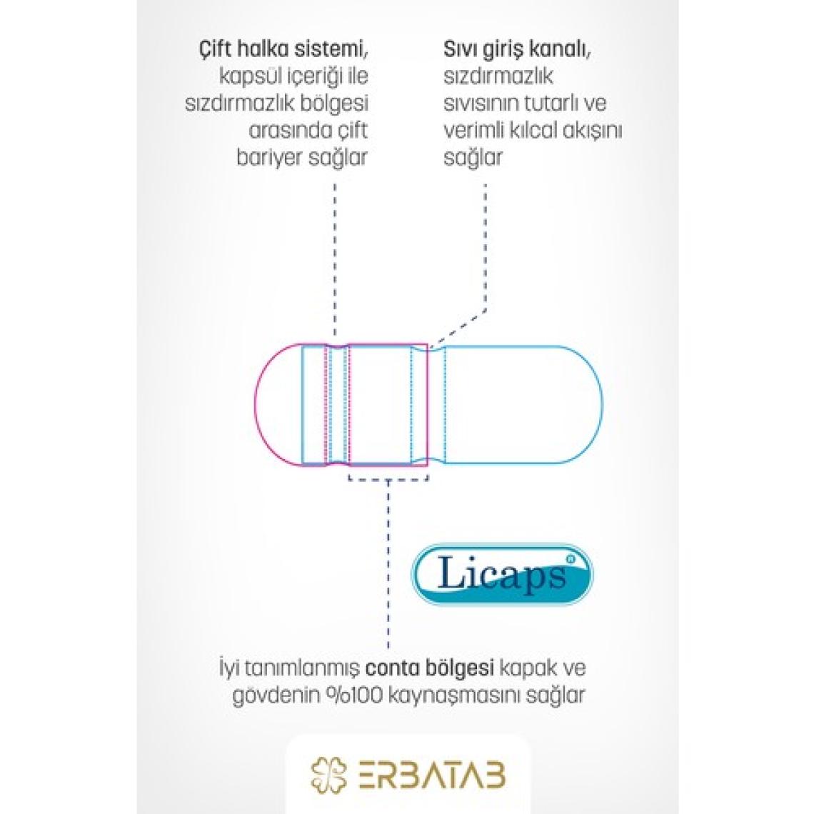 Erbatab Omega 3 Balık Yağı 33/22 60 Kapsül Licaps®