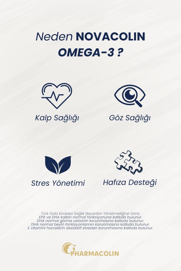 Novacolın Omega-3 1000 MG 60 Softgel