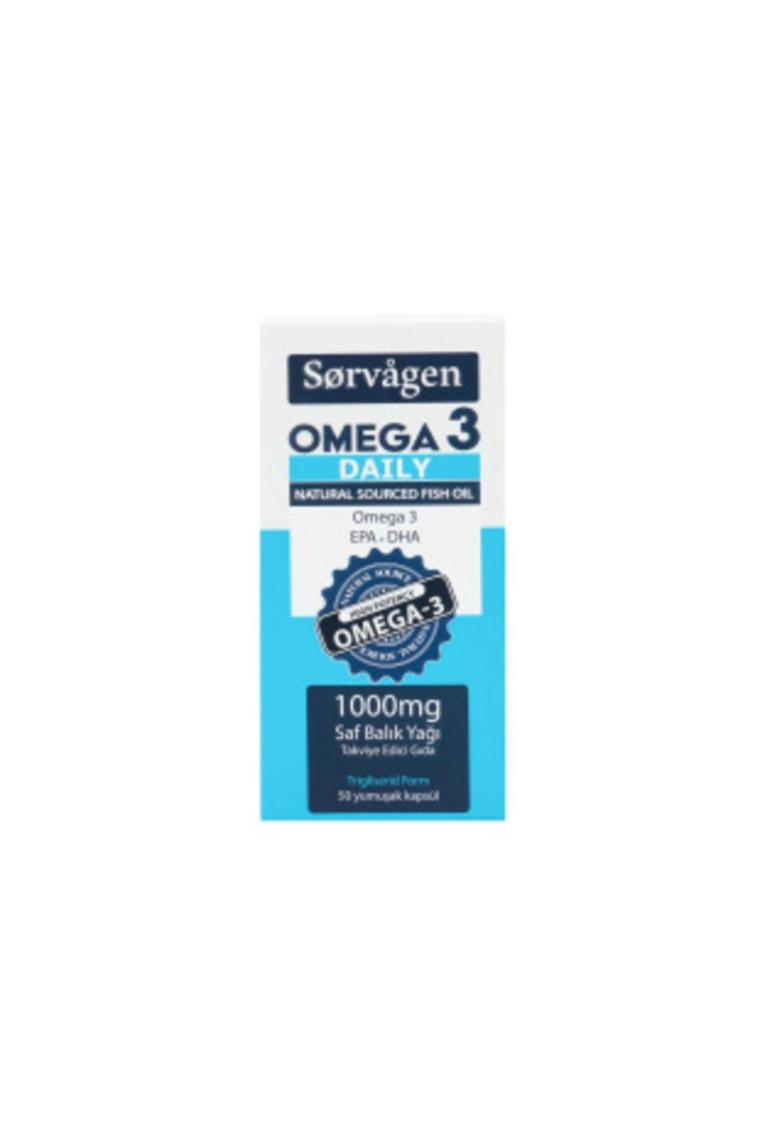 Sorvagen Omega 3 Daily Saf Balık Yağı 1000 Mg 50 Kapsül