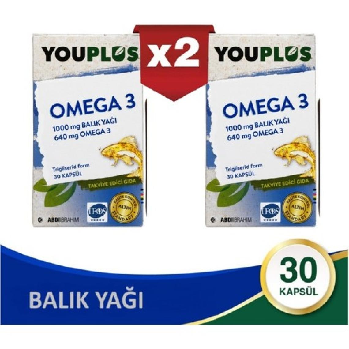 Youplus Omega-3 30 Kapsül 2 Adet