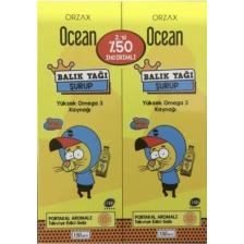Ocean Balık Yağı Şurup Portakal 2.Si 50 150ml+150ml