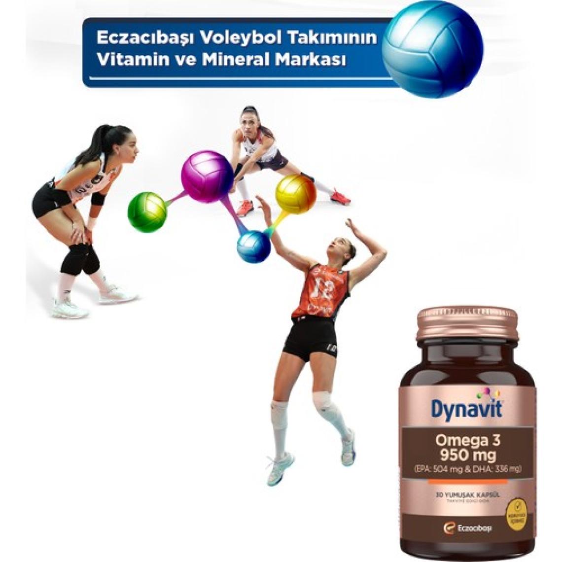 Dynavit Omega 3 950 Mg 30 Yumuşak Kapsül - Yüksek Epa Ve Dha