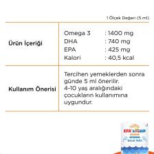 New Life Efa Liquid Balık Yağı Sıvı 150 ml - Portakal