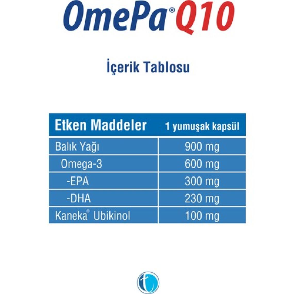 Q10 90 Yumuşak Kapsül Ubikinol QH Balık Yağı Omega 3