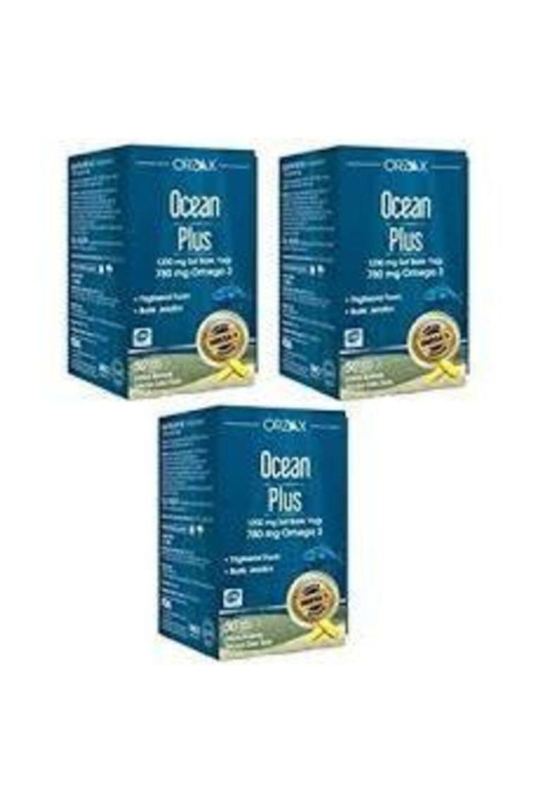 Ocean Plus 1200 Mg 50 Kapsül Balık Yağı 3 Adet