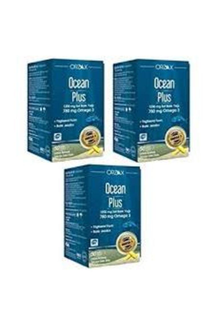 Ocean Plus 1200 Mg 50 Kapsül Balık Yağı 3 Adet