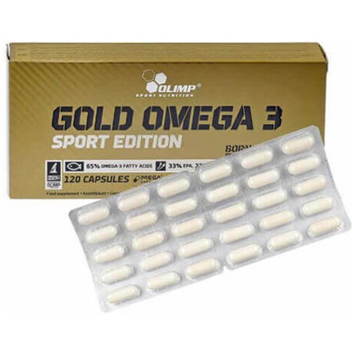 Olimp Gold Omega 3 Sport Edition 120 Kapsül Balık Yağı