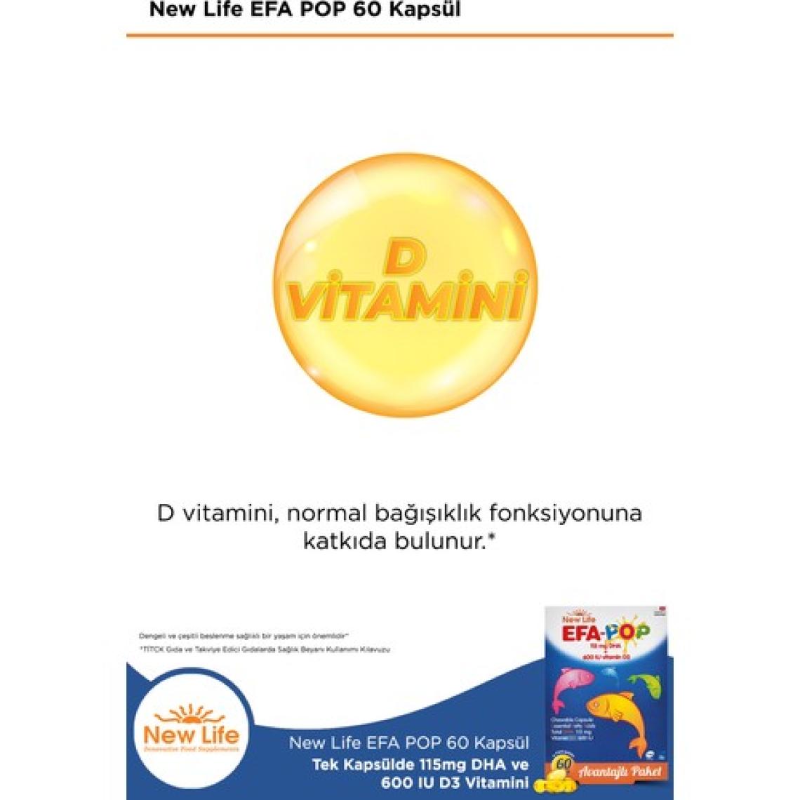 New Life Efa Pop 60 Kapsül