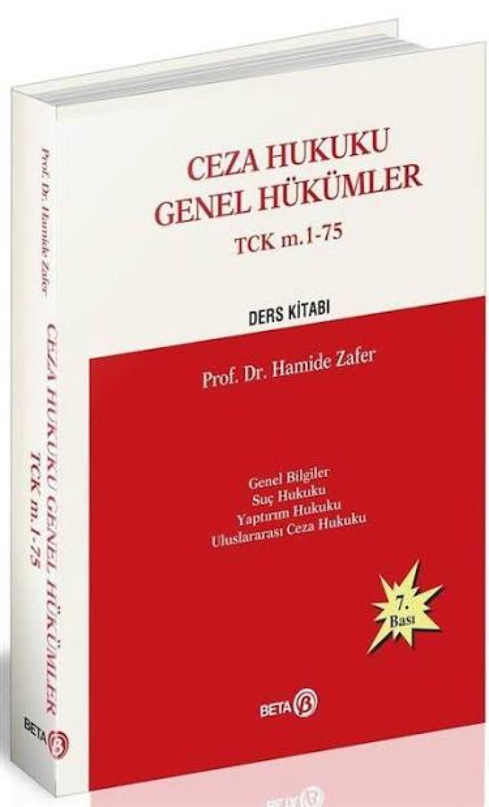 Ceza Hukuku Genel Hükümler TCK M-1-75
