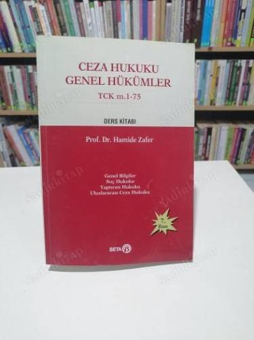 Ceza Hukuku Genel Hükümler TCK M-1-75