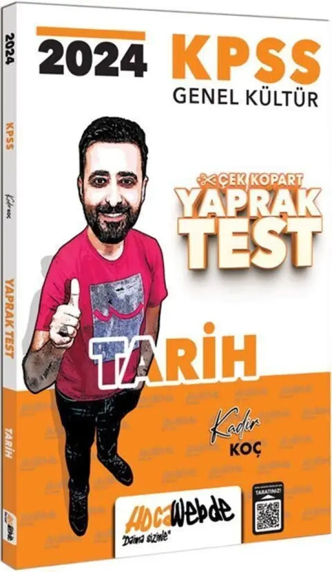 Hocawebde Yayınları 2024 KPSS Tarih Yaprak Test Çek Kopart