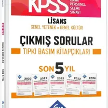 Kr Akademi Yayınları KPSS Genel Yetenek Genel Kültür Çıkmış Sorular Son 5 Yıl Tıpkı Basım Fasikülleri