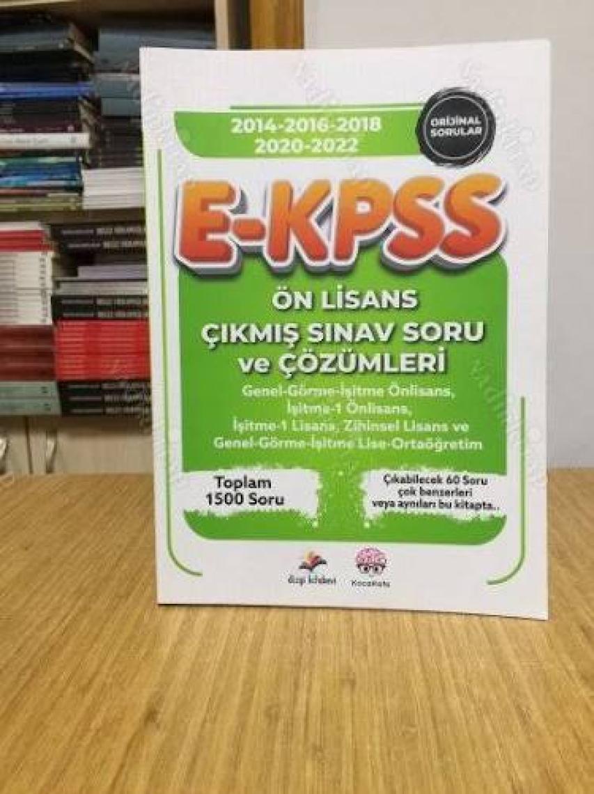 Dizgi Kitap E-KPSS Ön Lisans Çıkmış Sınav Soru ve Çözümleri