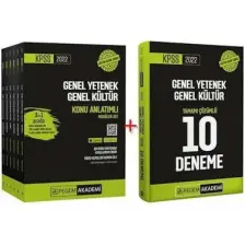 Pegem Akademi Yayıncılık 2022 KPSS Genel Yetenek Genel Kültür Konu Konu Düzenlenmiş Tamamı Çözümlü Çıkmış Sorular Son 5 Sınav