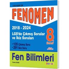 Fenomen Yayınları LGS Fen Bilimleri Çıkmıs Sorular ve İkiz Soruları 2018 - 2023