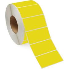 On Roll Paper 60X40 Sarı Renkli Termal Barkod Etiketi 1000'LI Sarım 10 Rulo Toplam: 10.000 Adet