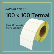 Zebra 100X100 Termal Barkod Etiket Koli Etiketi (500 Sarım) Kargo Etiketi