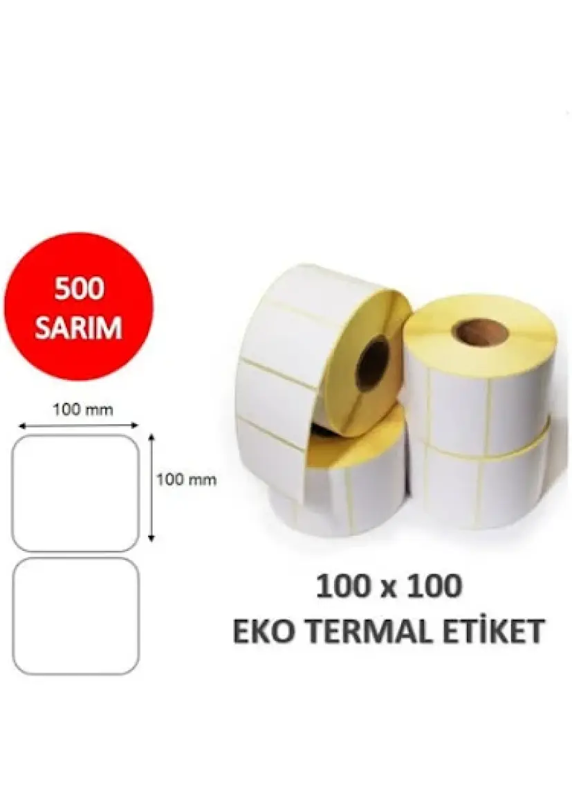Elit Barkod Etiketi 100X100 Termal 500 Adet