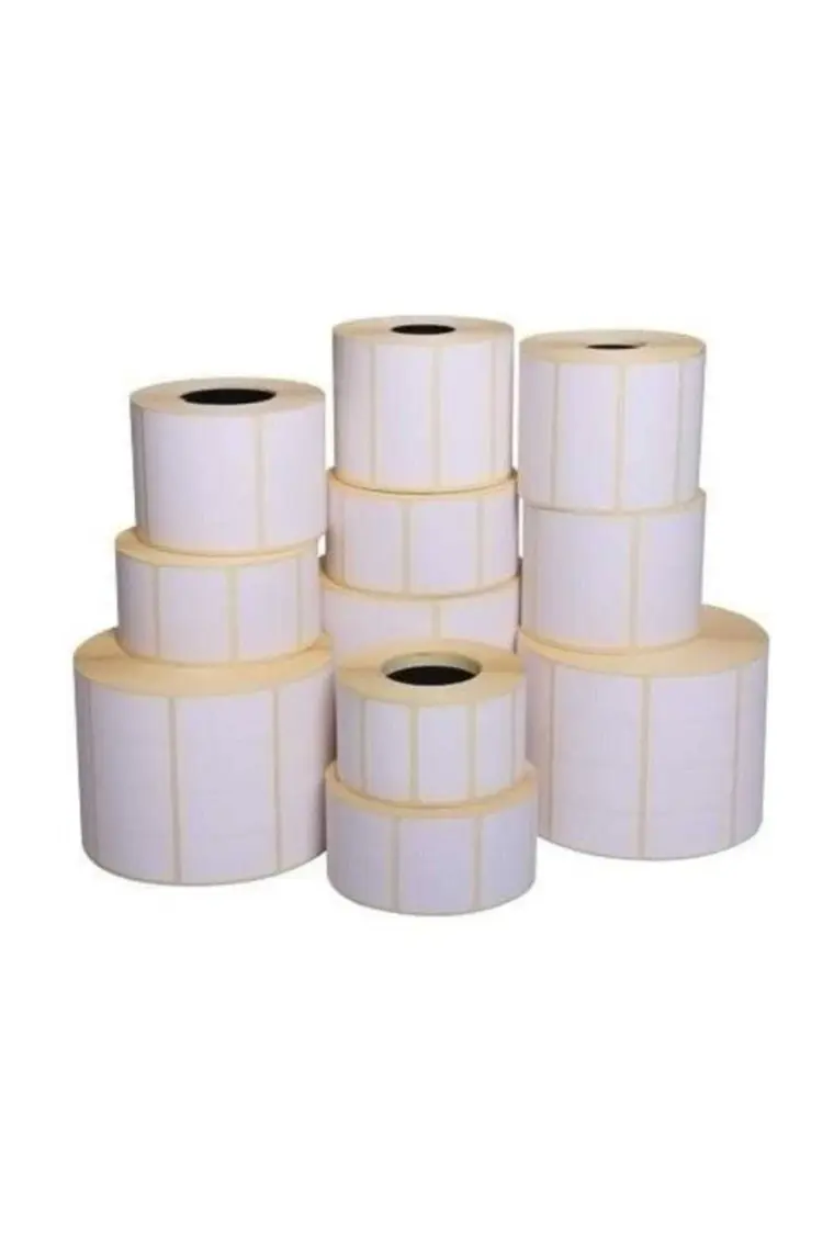 Digerui A1 Kuşe Etiket 30X60 Termal Barkod Etiketi 10 Rulo 10.000 Adet
