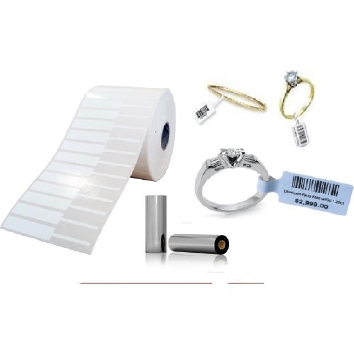 Usb Kuyumcu Barkod Etiketi 10 x 72 Mm - 1.250 Adet / Rulo