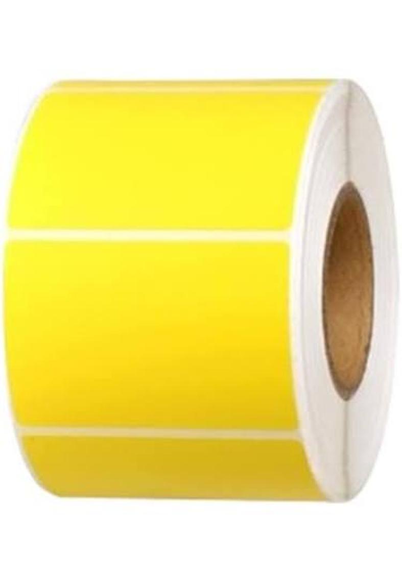 Elit Rulo Barkod Etiketi 30X50 Termal Sarı - 1000 Adet