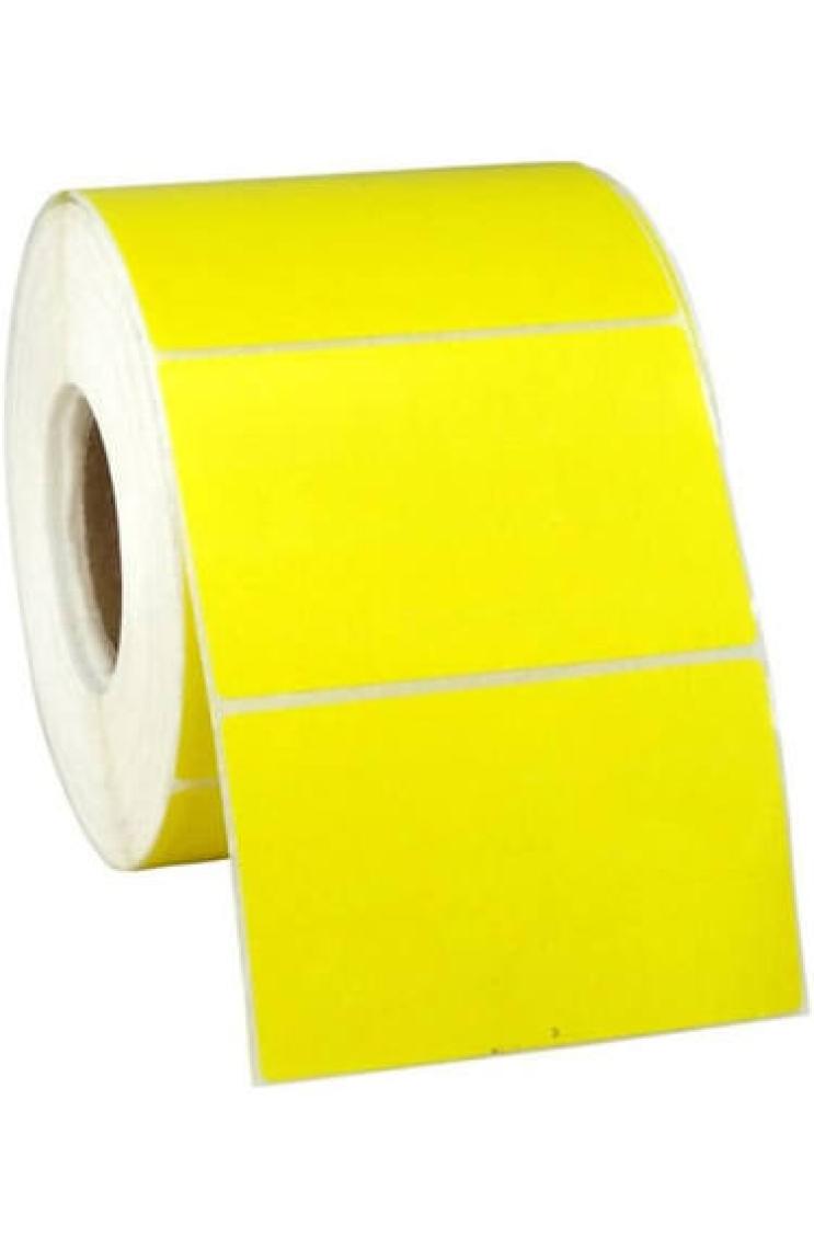 Elit Rulo Barkod Etiketi 30X50 Termal Sarı - 1000 Adet