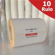 Kalite Barkod 100x150 Termal Etiket - 10 Rulo Barkod Etiketi