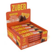 Züber Portakallı &amp; Kakaolu Meyve Barı 12x40 gr