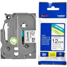 Brother P Touch Tz Tape 12Tze231 Beyaz Etikete Siyah 12Mm 8M