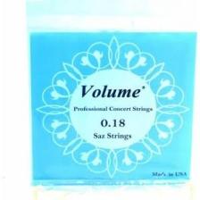 Volume Kısa Sap Saz Teli 0.18 Concert Serisi - Profesyonel Konser Teli