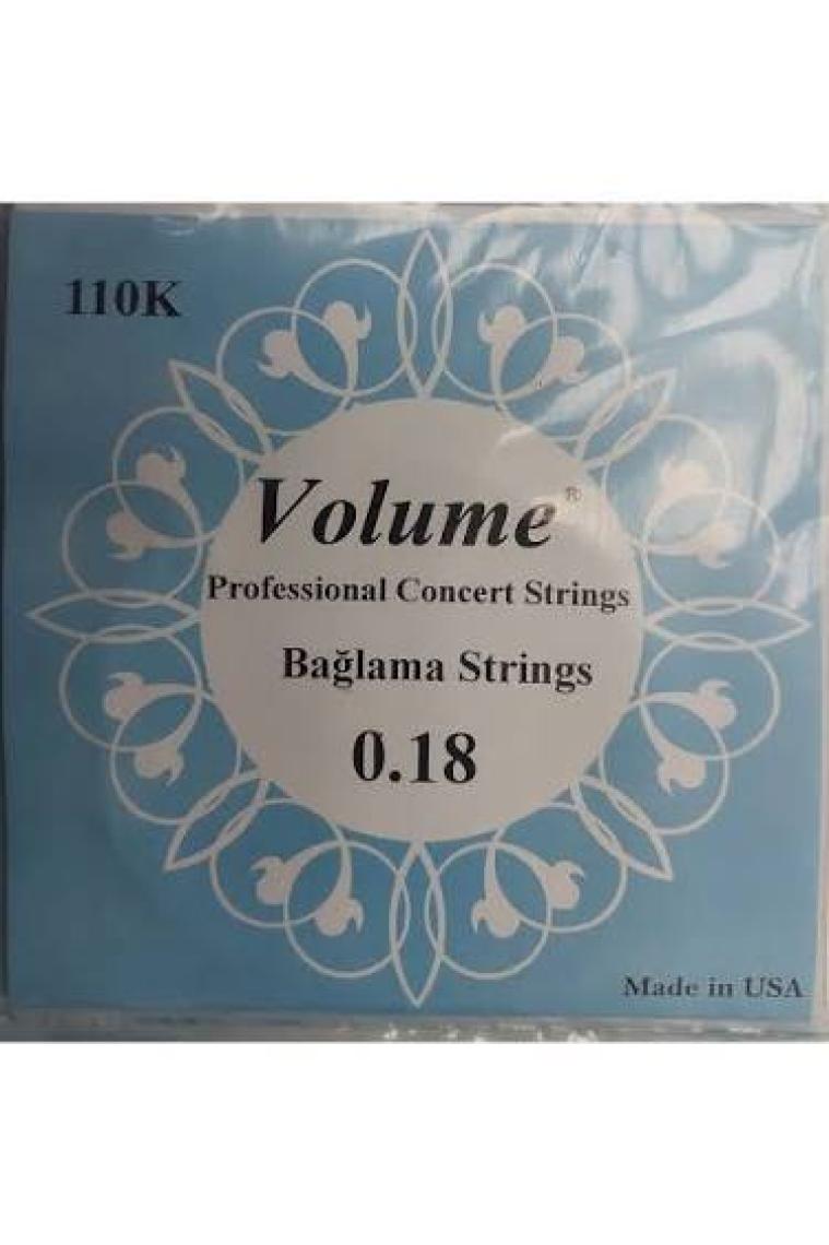 Volume Kısa Sap Saz Teli 0.18 Concert Serisi - Profesyonel Konser Teli