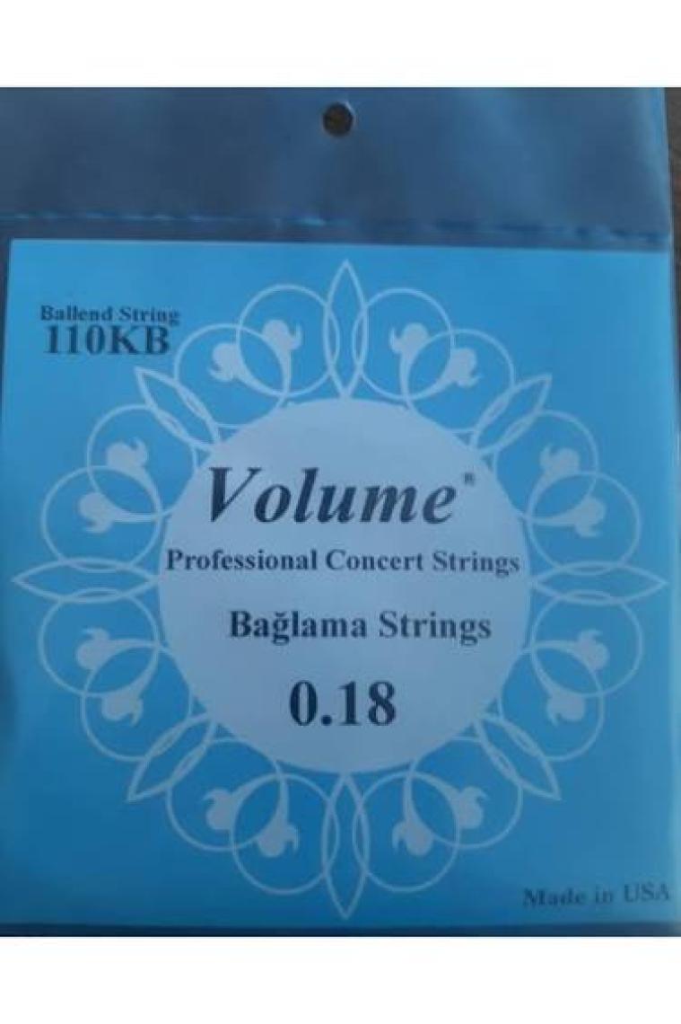Volume Kısa Sap Saz Teli 0.18 Concert Serisi - Profesyonel Konser Teli