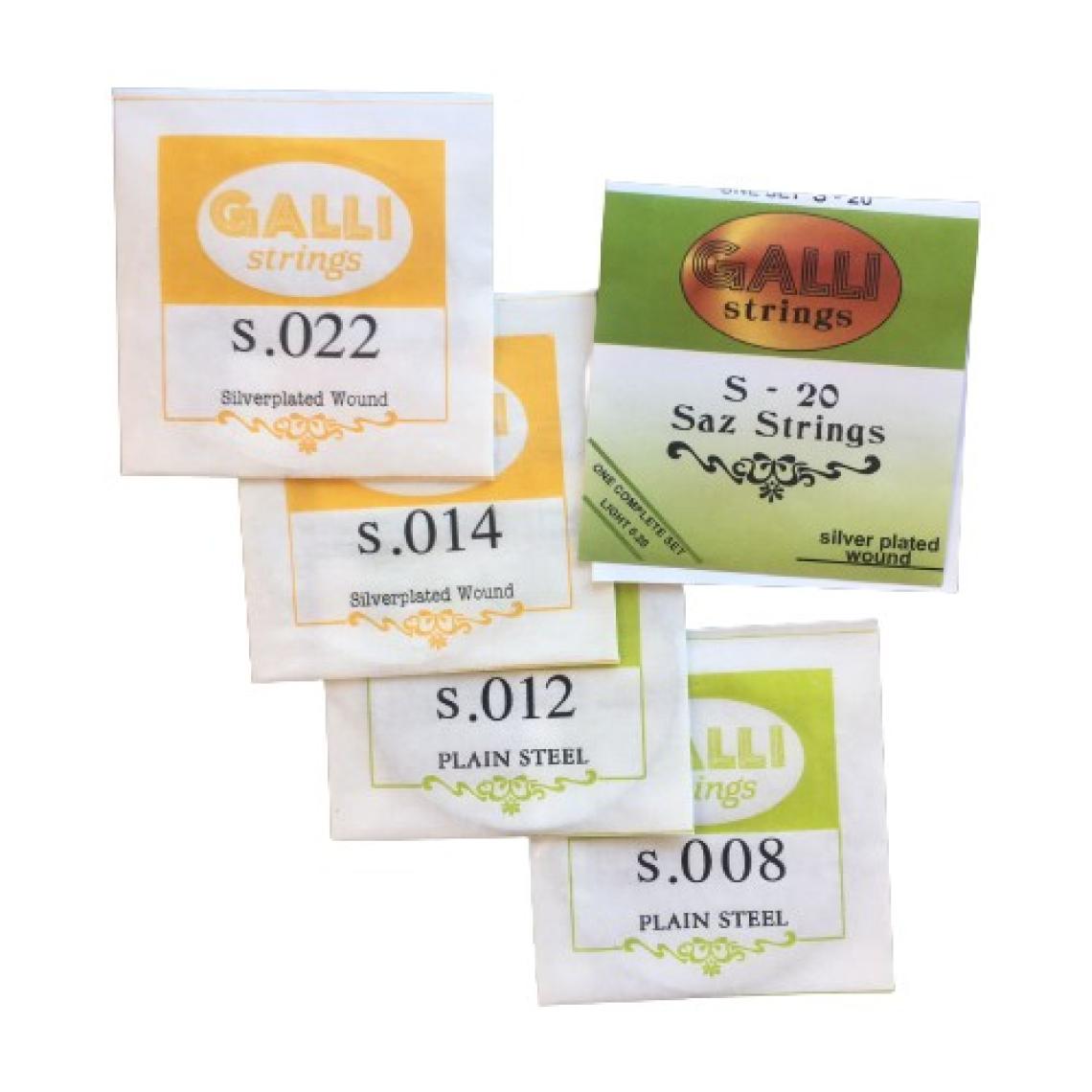 Galli S 0.20 Uzun Sap Bağlama Saz Teli